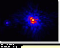 Imagen del coronógrafo de una posible enana marrón.