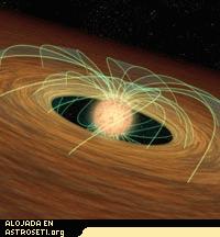 Esta idea art�stica muestra un polvoriento disco formador de planetas en �rbita alrededor de una girante y joven estrella. Cr�dito de la imagen: NASA/JPL-Caltech.