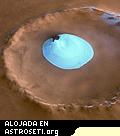 Hielo de agua residual en el Crter de Vastitas Borealis 