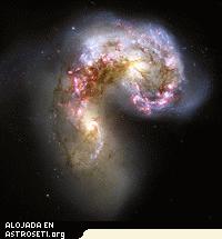 Vista del Hubble de las galaxias Antena