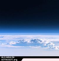 La atm�sfera terrestre vista desde el espacio
