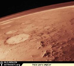 El desierto de Marte est� cubierto por una atm�sfera delgada que est� compuesta principalmente de di�xido de carbono.
Cr�dito: JPL/NASA