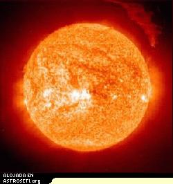 La t�cnica de la girocronolog�a se calibra utilizando la edad conocida de nuestro Sol (4600 millones de a�os).
Cr�dito: SOHO
