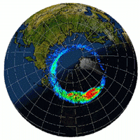Auroras vistas desde el espacio