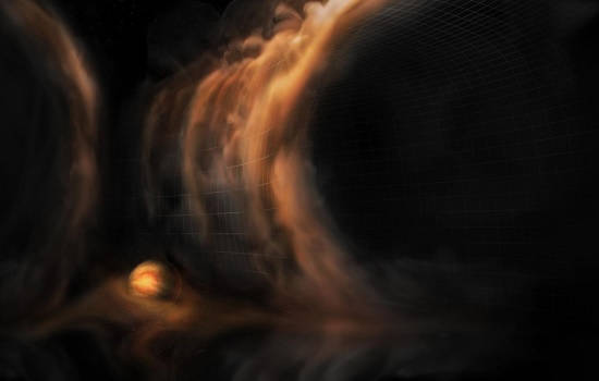 Las cataratas de gas indican la cría de planetas en estrellas jóvenes