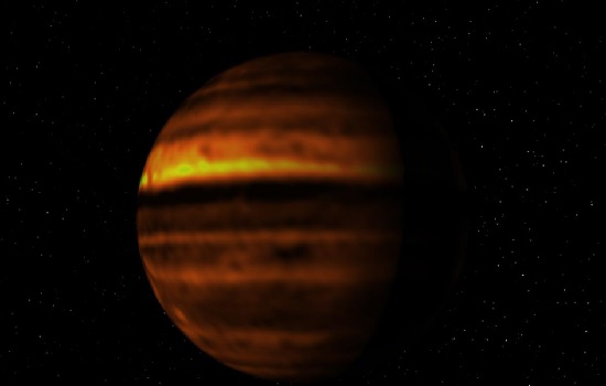 Las tormentas en Júpiter distorsionan las bandas coloridas del planeta