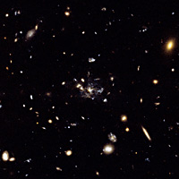 Vista de Hubble de la Galaxia Tela de Ara�a