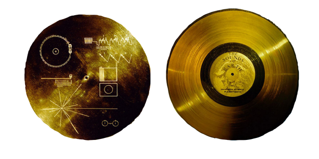 El disco de oro de las Voyager; sonidos de la tierra para los extraterrestres