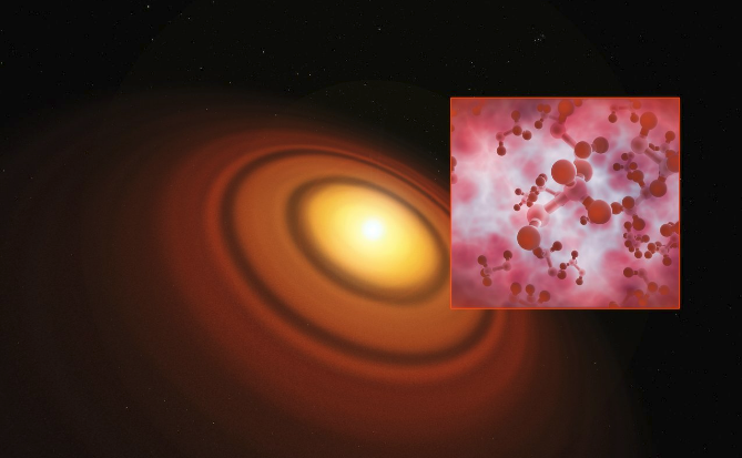 Disco planetario entorno a TW Hidra