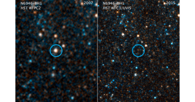 Estrella se convierte agujero negro delante del Hubble