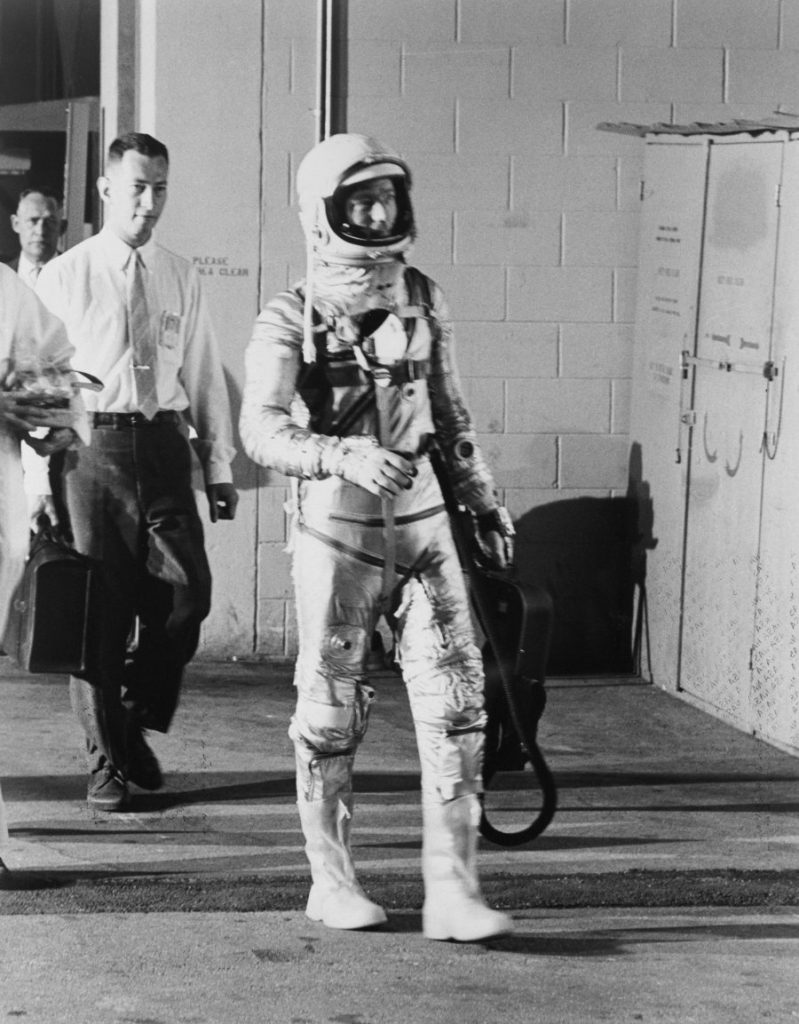 Scott Carpenter camino de la Mercury