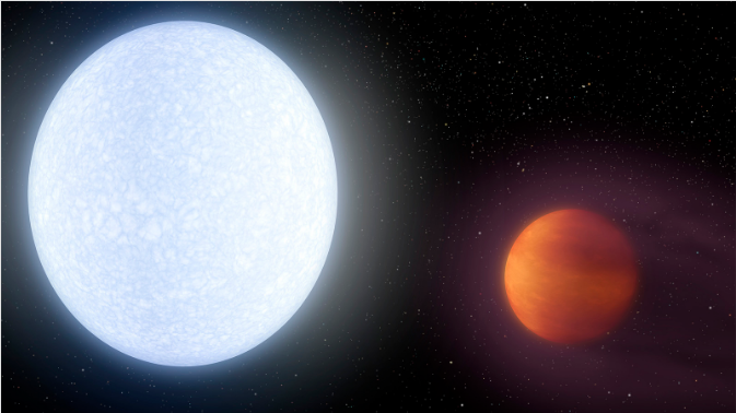 Encuentran un planeta más caliente que la mayoría de las estrellas. NASA/JPL-Caltech