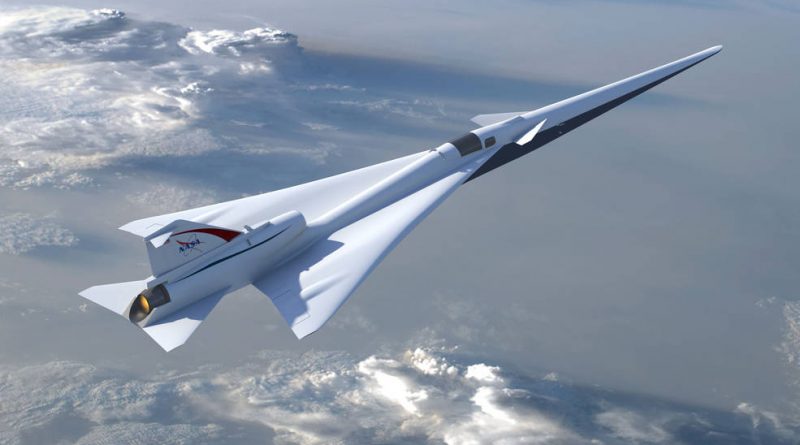 Diseño preliminar del avión supersónico silencioso desarrollado por NASA