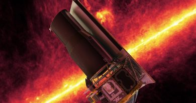 Visión artística del telescopio espacial Spitzer